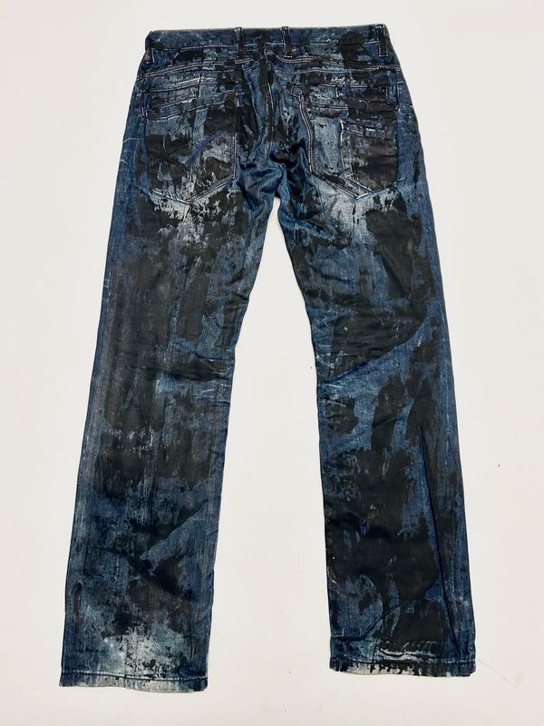 CIPO &amp; BAXX  2008 Painted Denim Jeans