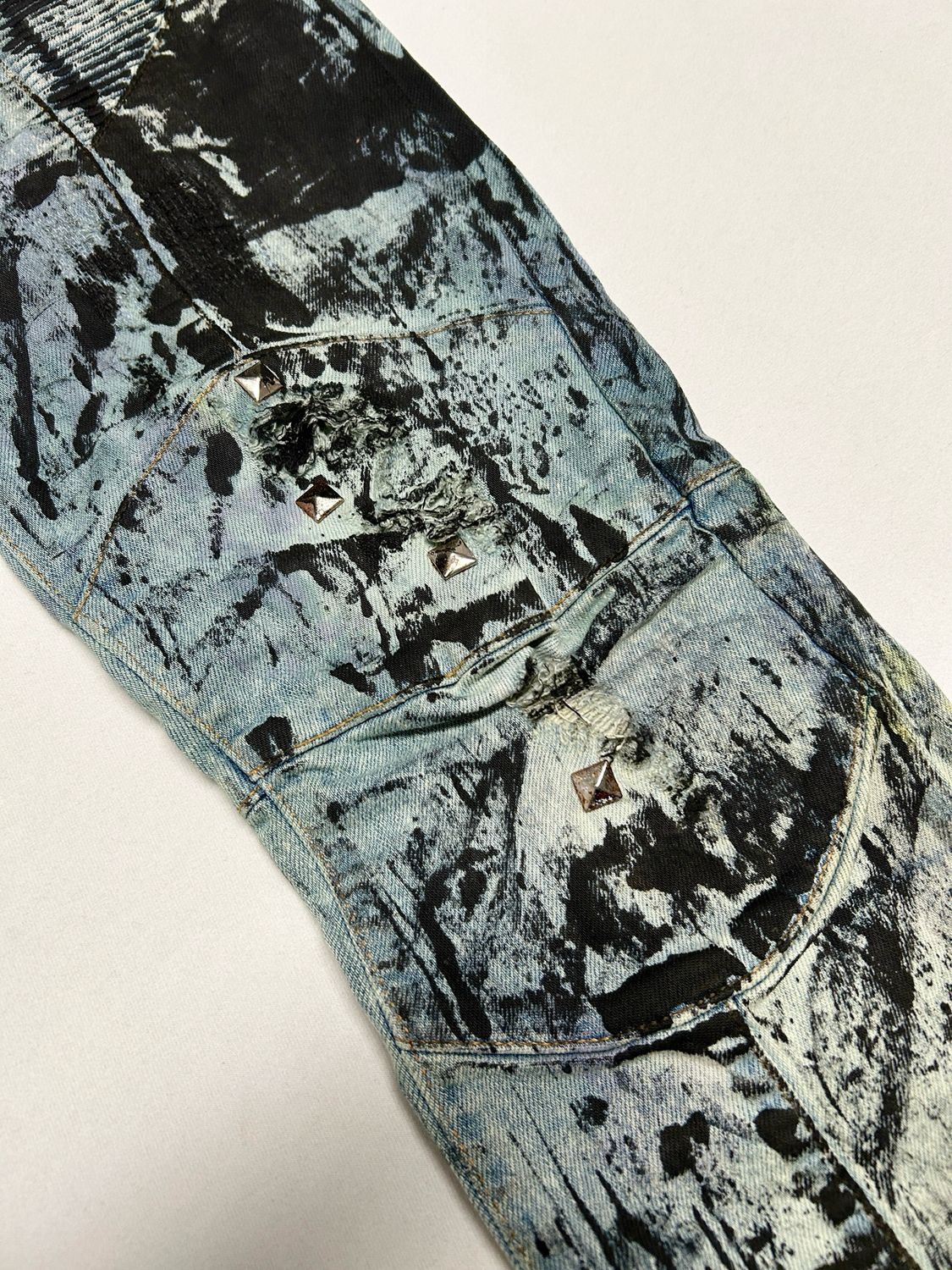 Balmain 2012 Biker Jeans Reworked
