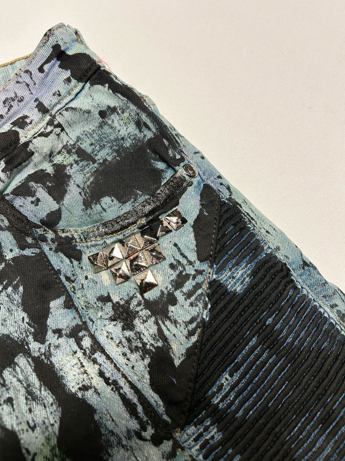 Balmain 2012 Biker Jeans Reworked