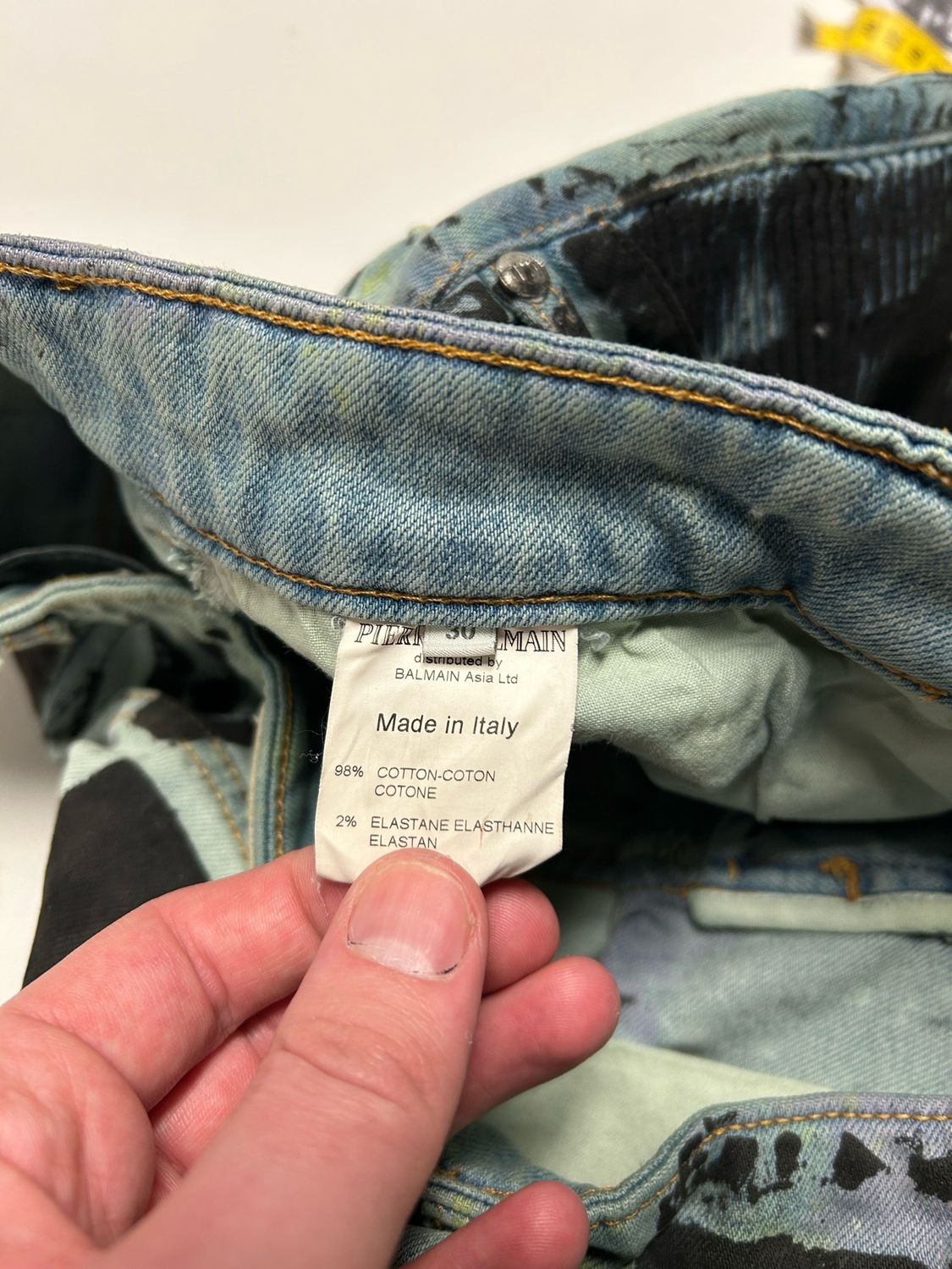 Balmain 2012 Biker Jeans Reworked