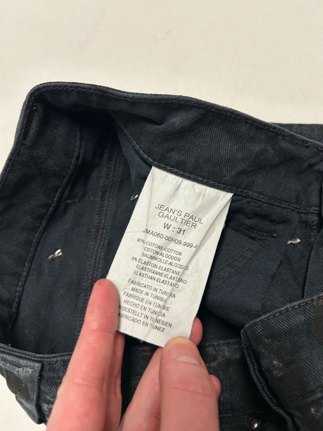 Jean Paul Gaultier FW2003 Studded Reworked Denim