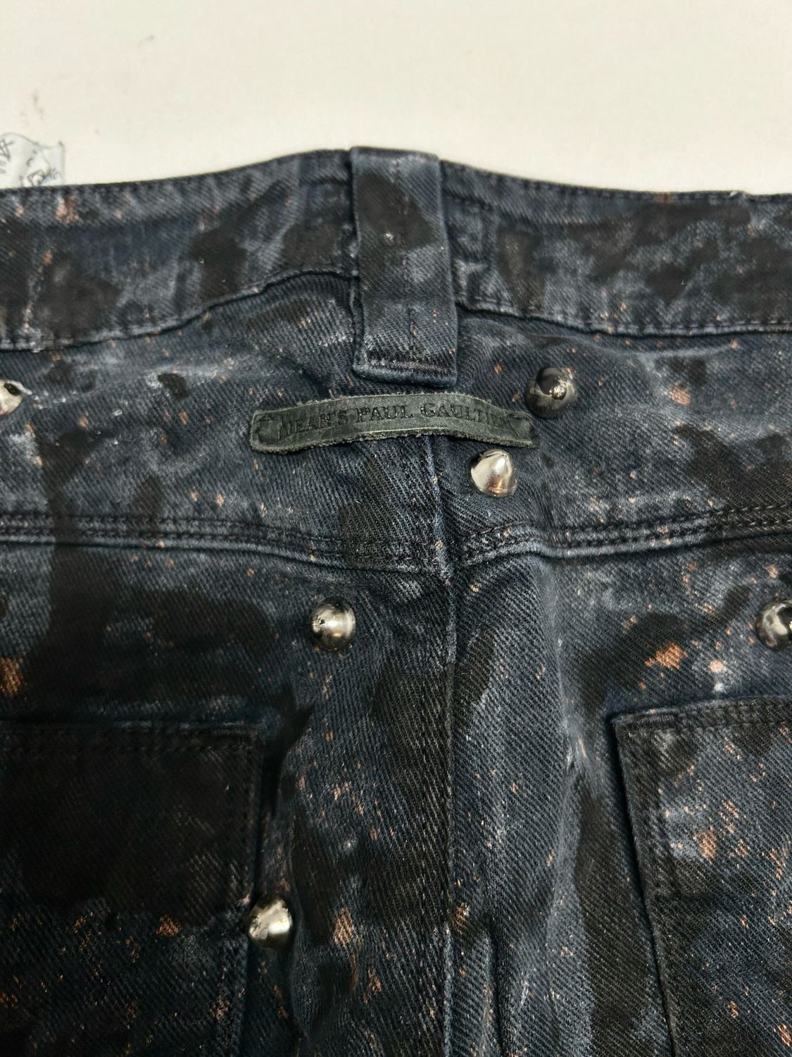 Jean Paul Gaultier FW2003 Studded Reworked Denim