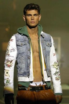 DSQUARED2 by Dean &amp; Dan Caten SS2005 WhyKiki Aloha Tattoo Jacket 