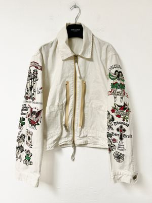 DSQUARED2 by Dean & Dan Caten SS2005 WhyKiki Aloha Tattoo Jacket DSQUARED2 by Dean & Dan Caten SS2005 WhyKiki Aloha Tattoo Jacket