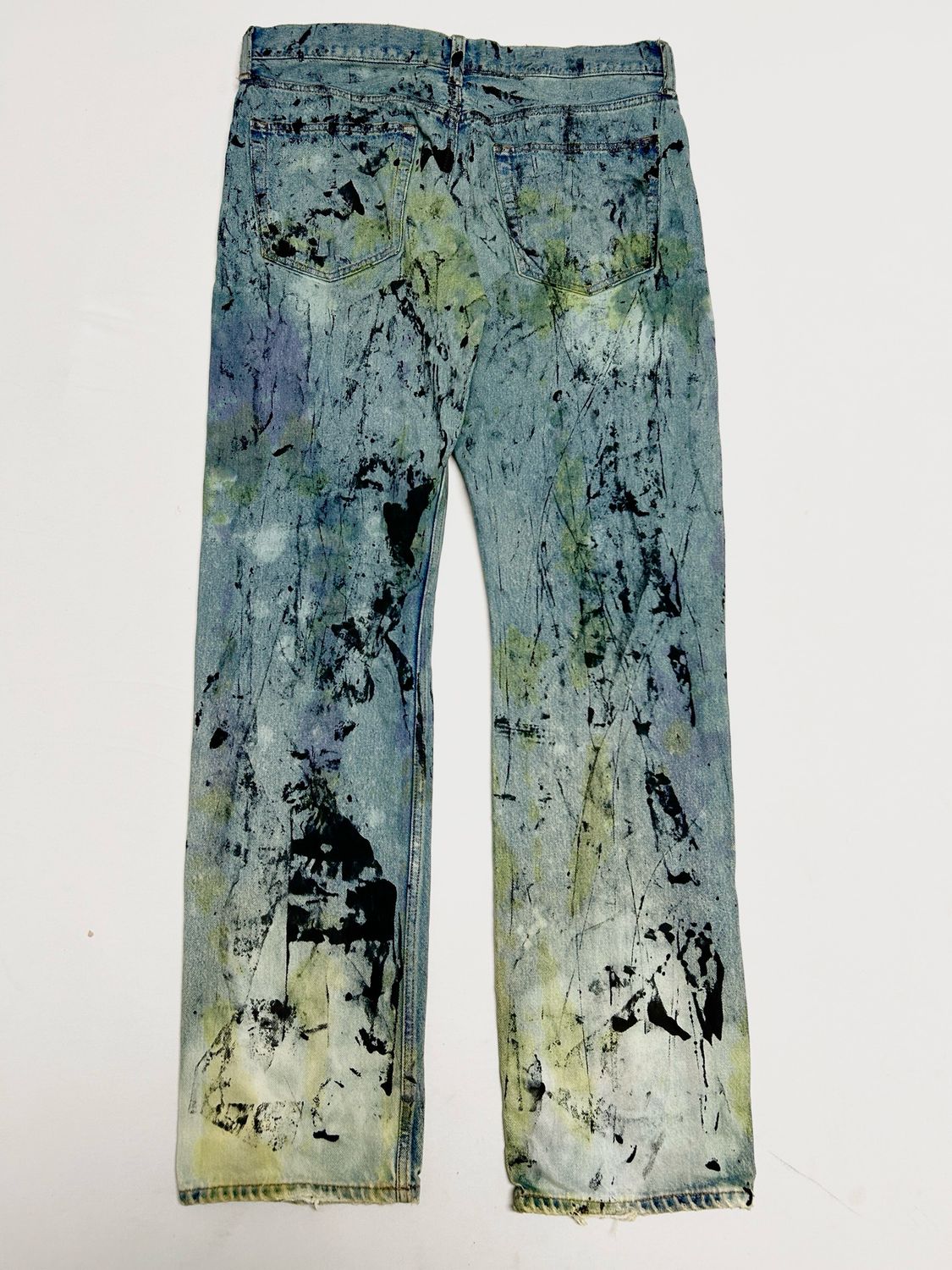 Balenciaga by Demna Gvasalia 2020 Straight Cut Denim Reworked 