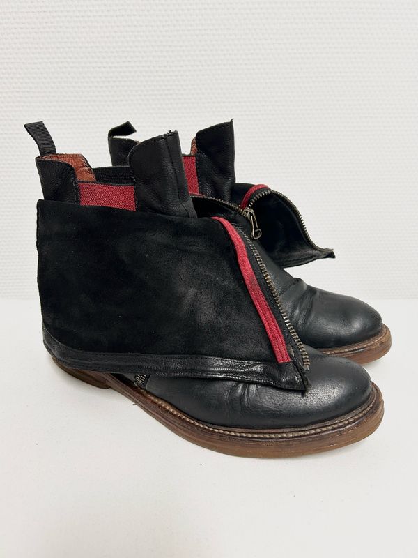 A.S.98 Double Layer Spiral Zip Boots