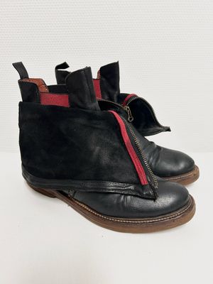 A.S.98 Double Layer Spiral Zip Boots