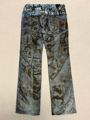 Cipo &amp; Baxx Double Waist Denim Jeans