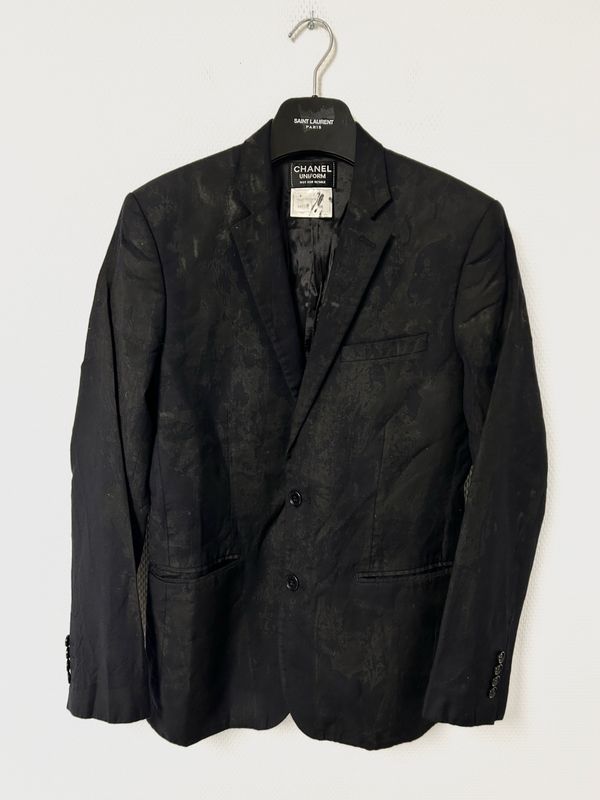 Chanel by Karl Lagerfeld  2010 Painted Uniform Tailored Blazer 