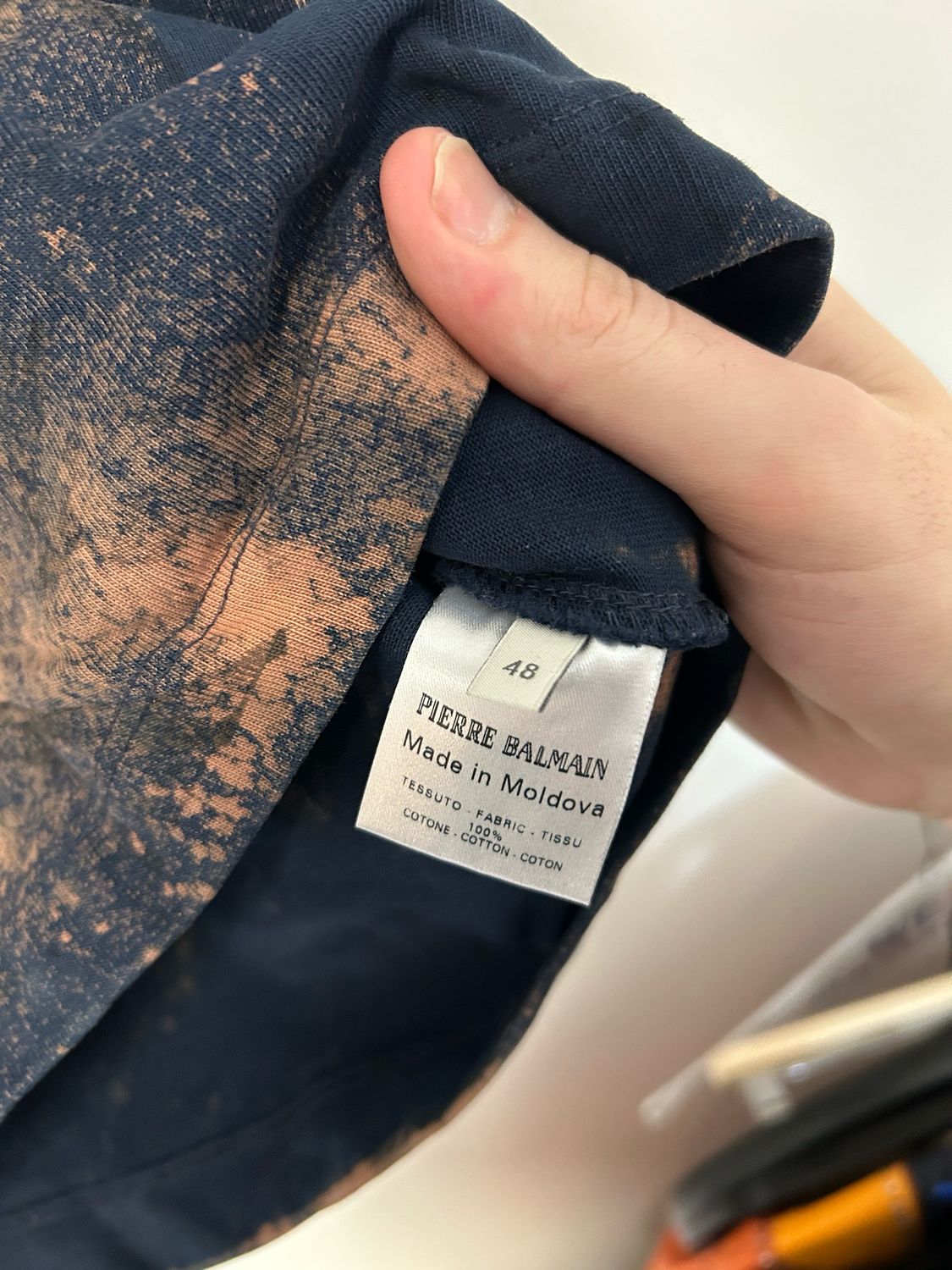 Balmain Trompe L’Oeil Logo Long Sleeve Reworked