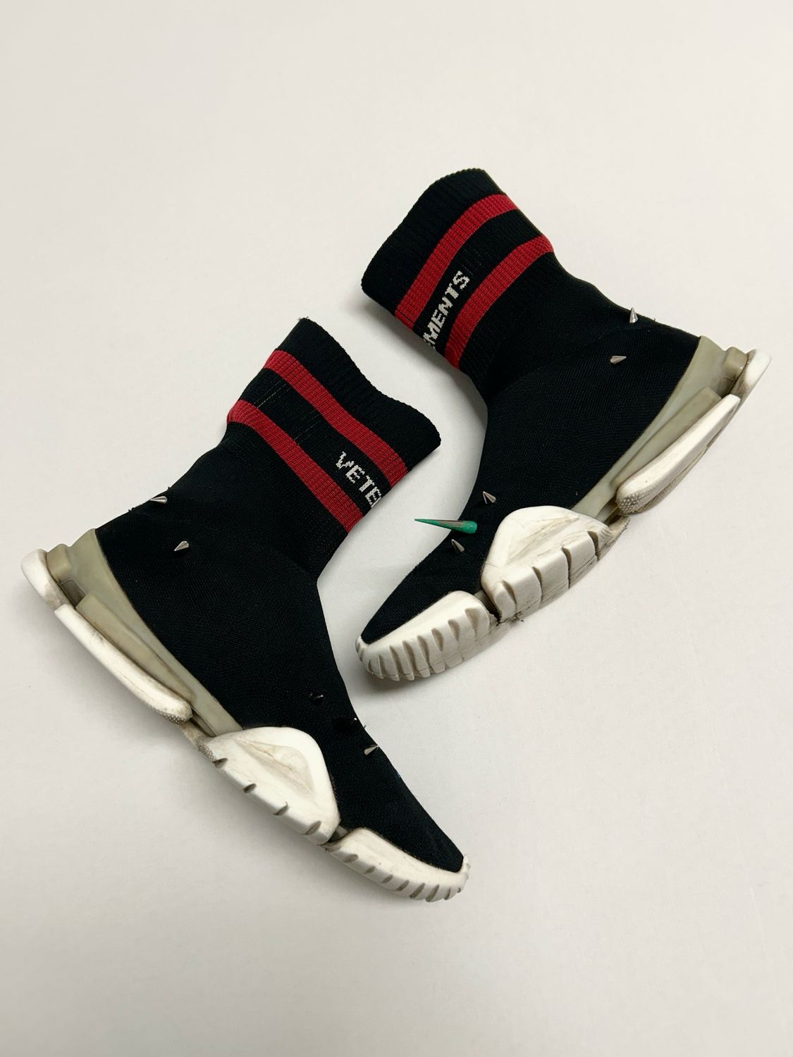 VETEMENTS by Demna Gvasalia SS2018 Reebok Spiked Sock Runner