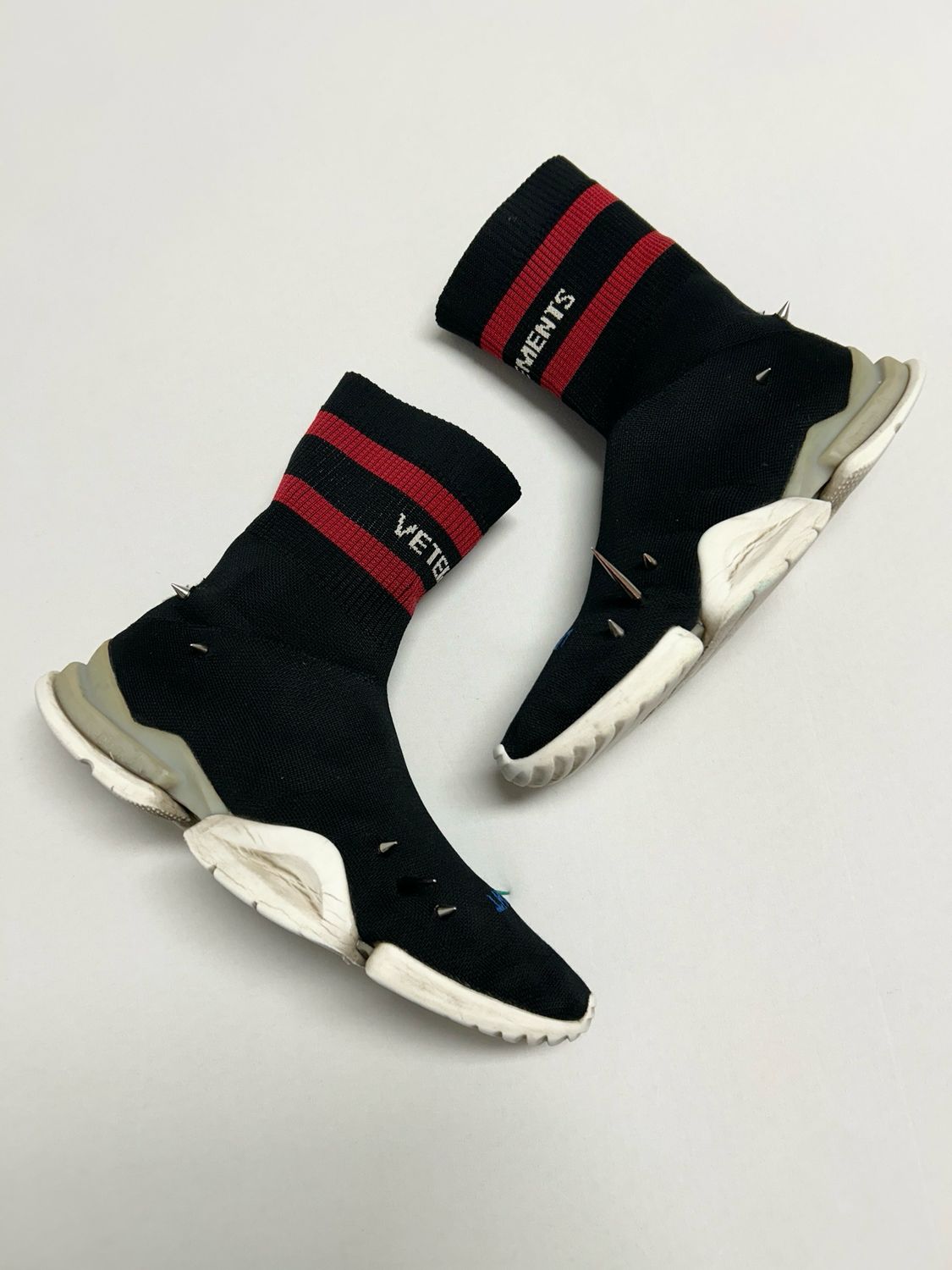VETEMENTS by Demna Gvasalia SS2018 Reebok Spiked Sock Runner