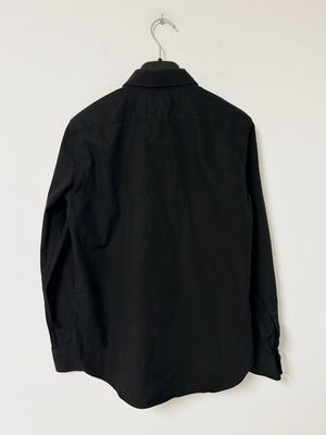 Saint Laurent Paris by Anthony Vaccarello SS2018 Classic Black Poplin Shirt