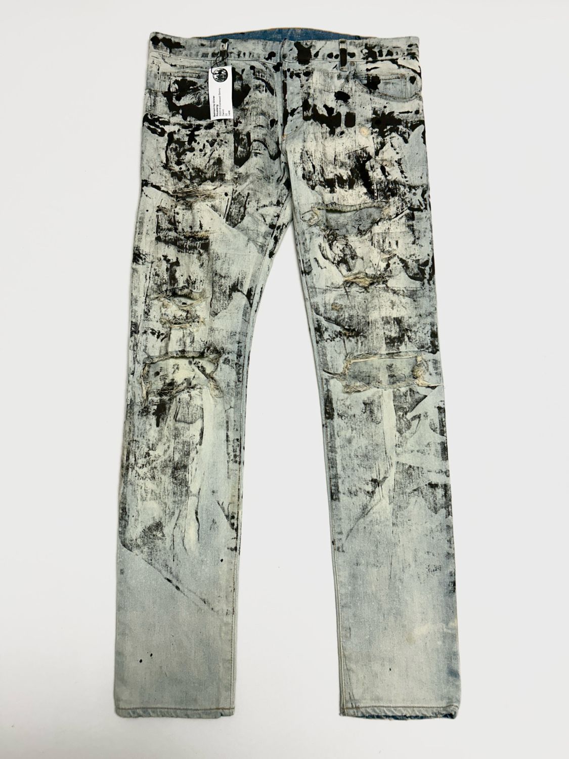 Balmain by Olivier Rousteing SS2018 Distressed Skinny Denim