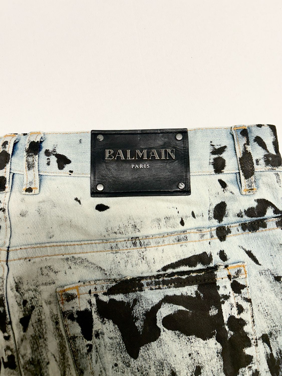 Balmain by Olivier Rousteing SS2018 Distressed Skinny Denim