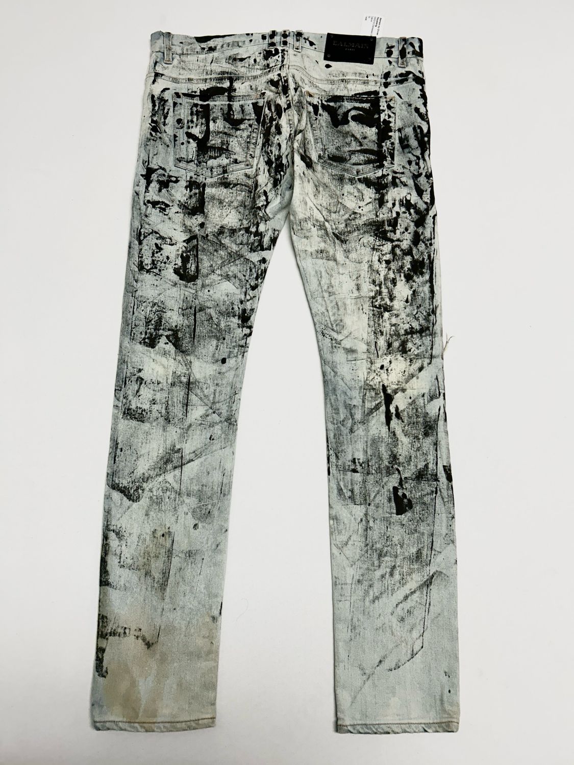 Balmain by Olivier Rousteing SS2018 Distressed Skinny Denim