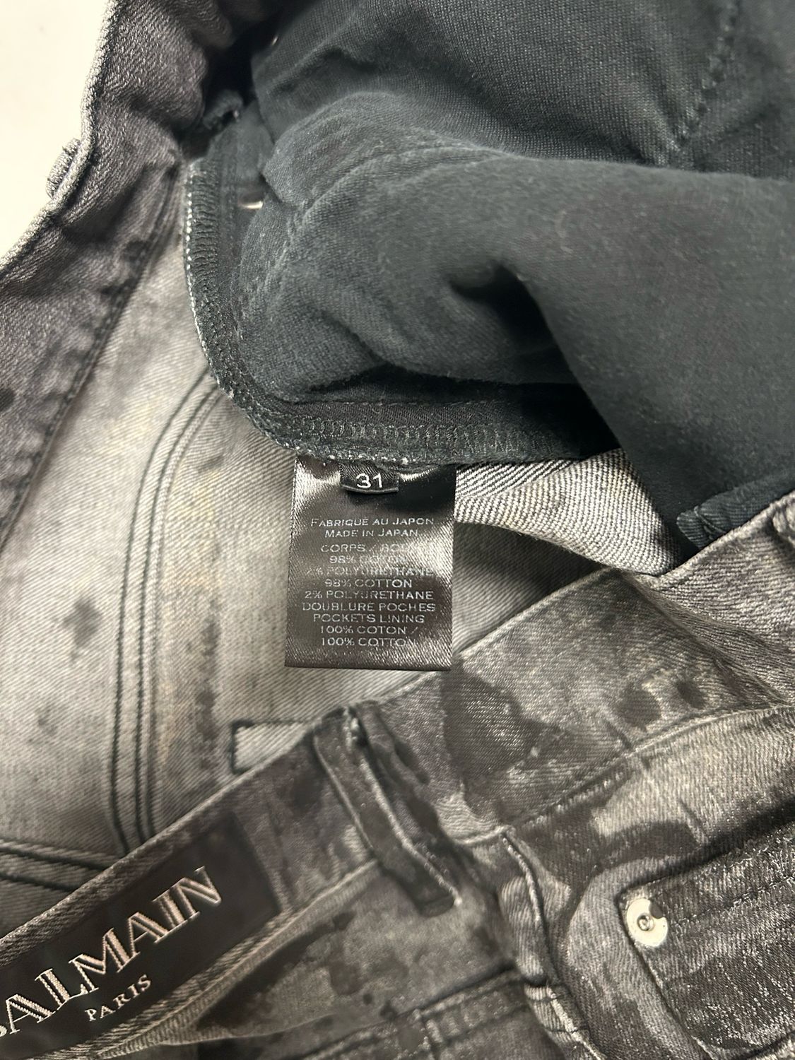 Balmain by Olivier Rousteing  FW2017 Distressed Skinny Denim