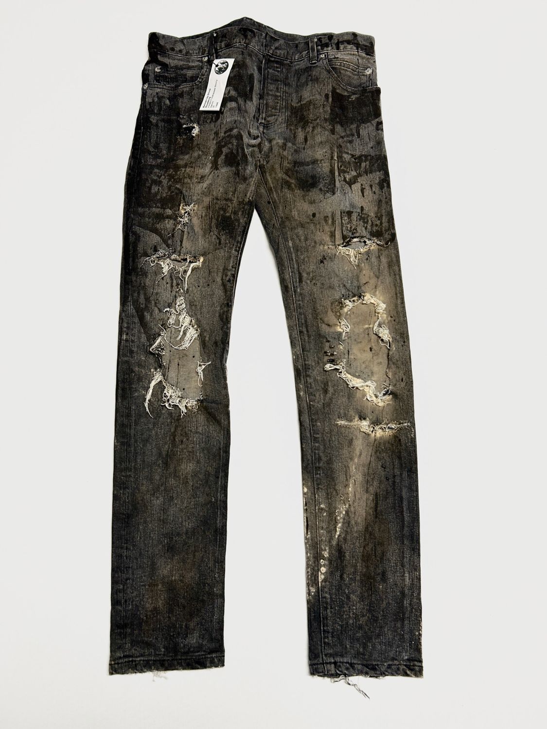 Balmain by Olivier Rousteing  FW2017 Distressed Skinny Denim