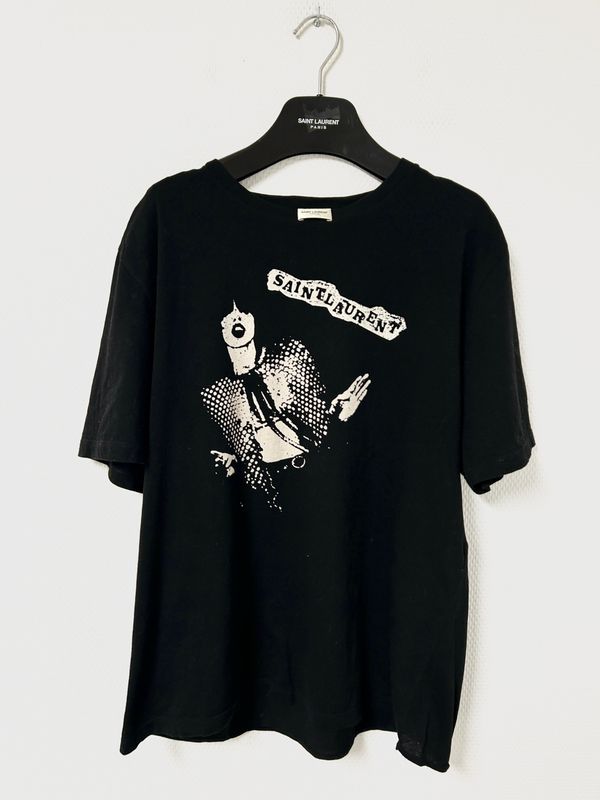 Saint Laurent Paris by Anthony Vaccarello FW2020 Rock Band T-Shirt
