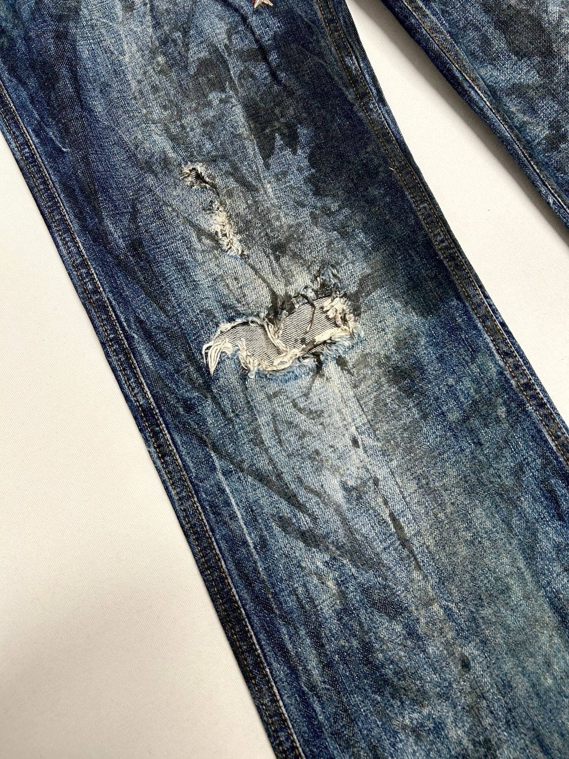 Dolce &amp; Gabbana 2000s Audacious Studded Denim