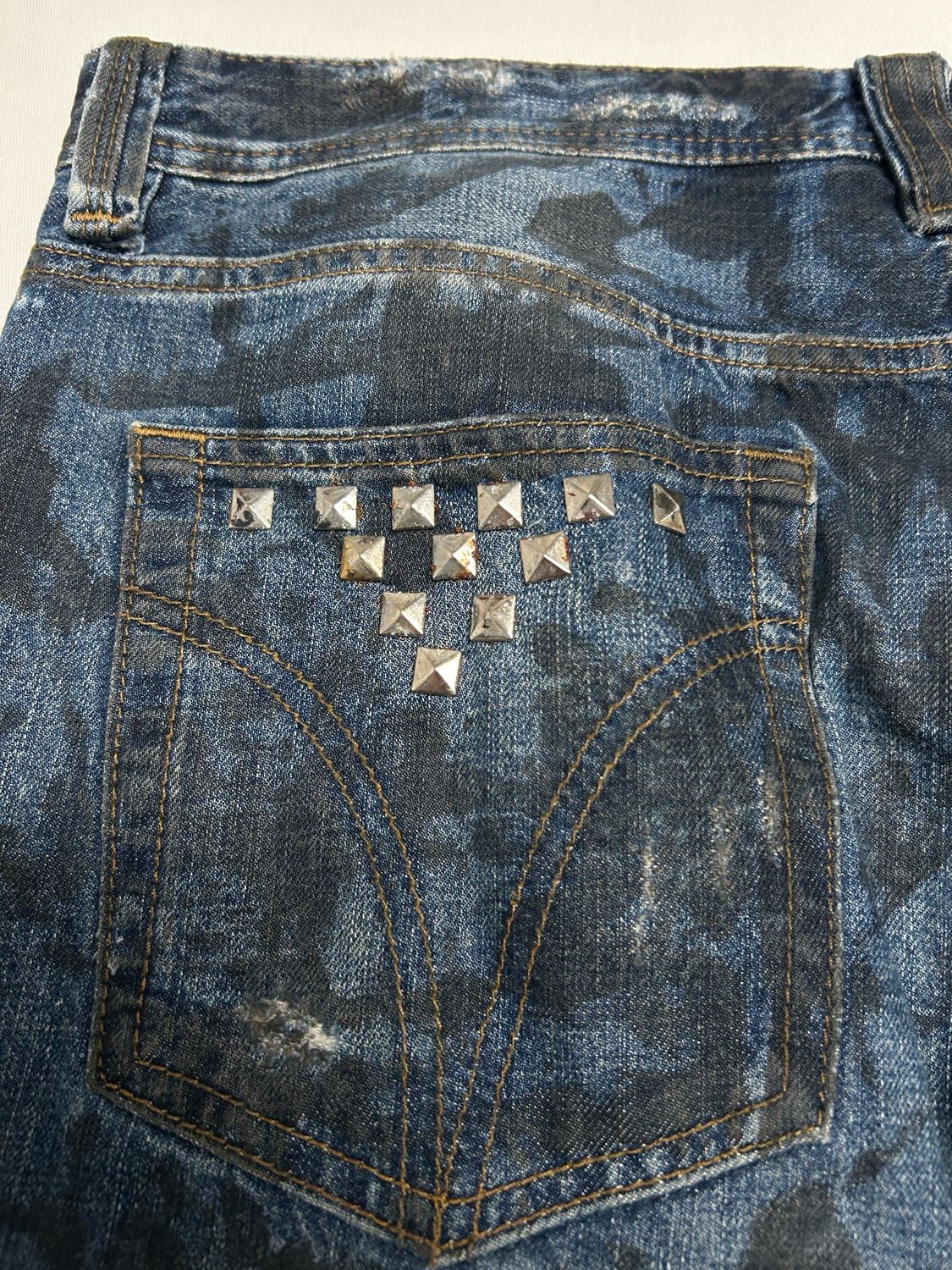 Dolce &amp; Gabbana 2000s Audacious Studded Denim