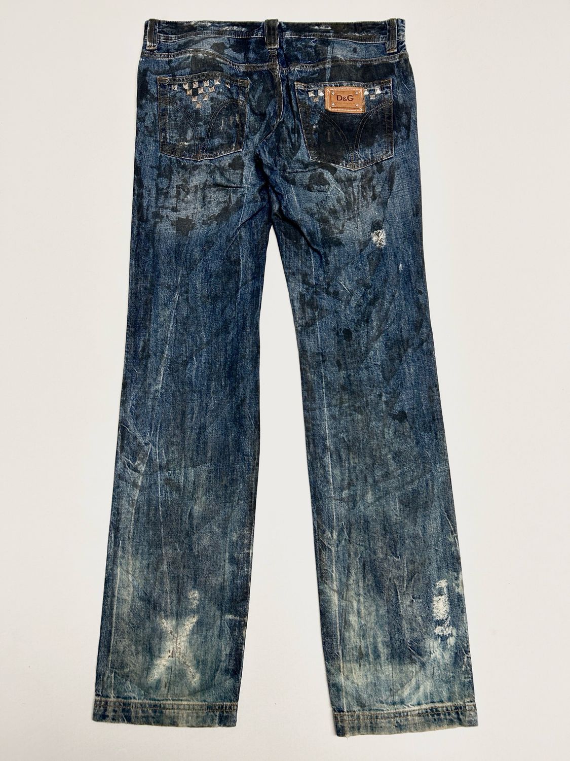 Dolce &amp; Gabbana 2000s Audacious Studded Denim