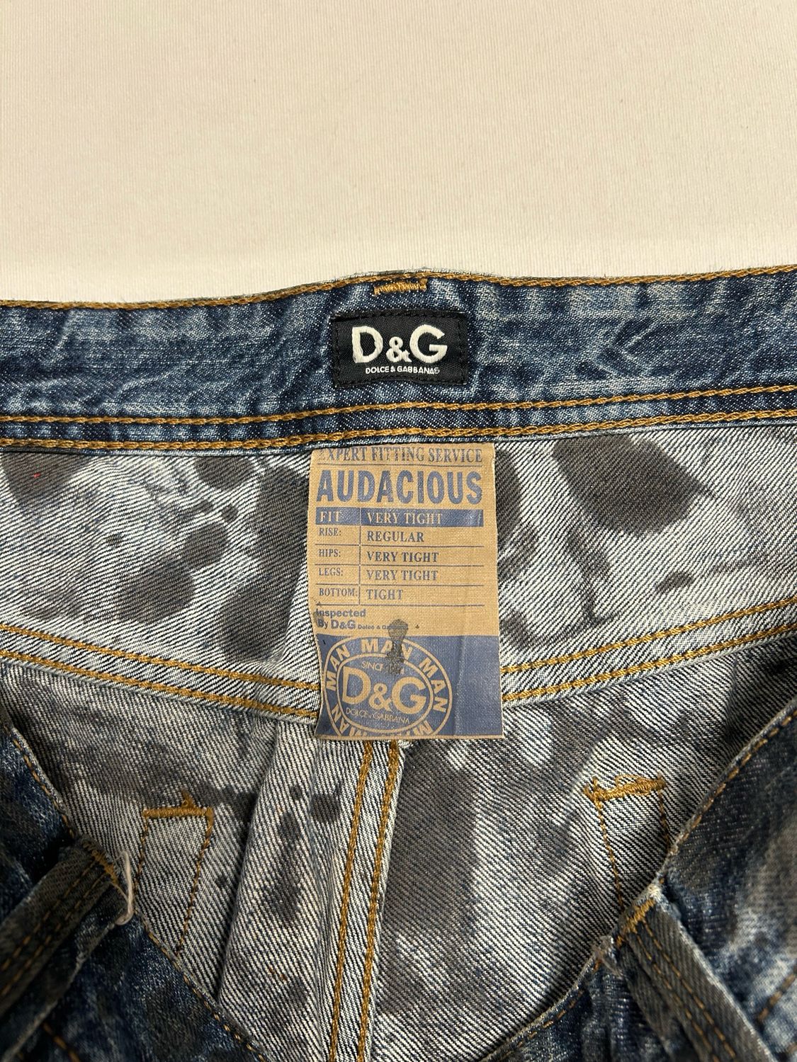 Dolce &amp; Gabbana 2000s Audacious Studded Denim