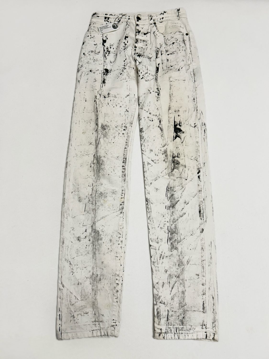 Saint Laurent Paris by Anthony Vaccarello 2017 D14 Embroidered Logo Denim