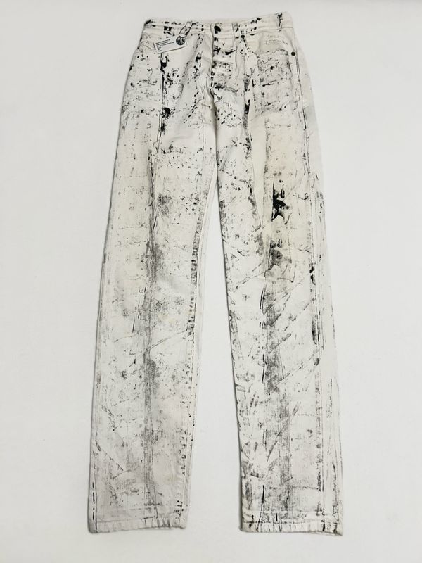 Saint Laurent Paris by Anthony Vaccarello 2017 D14 Embroidered Logo Denim