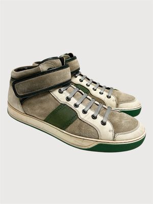 Lanvin by Alber Elbaz SS2010 Mid Top Strap Sneakers