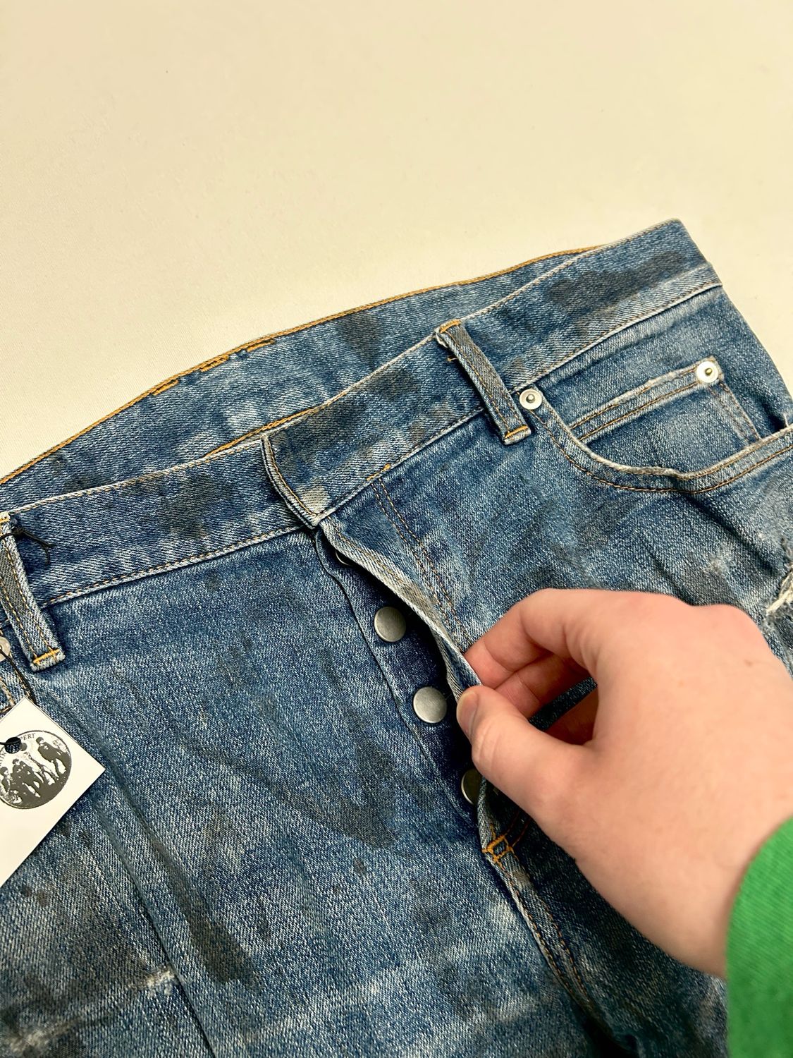 Balmain by Olivier Rousteing FW2017 Distressed Skinny Denim