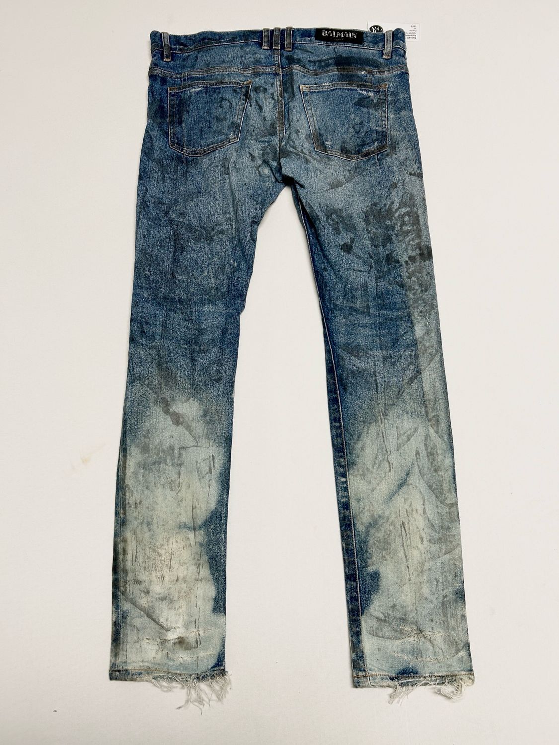 Balmain by Olivier Rousteing FW2017 Distressed Skinny Denim