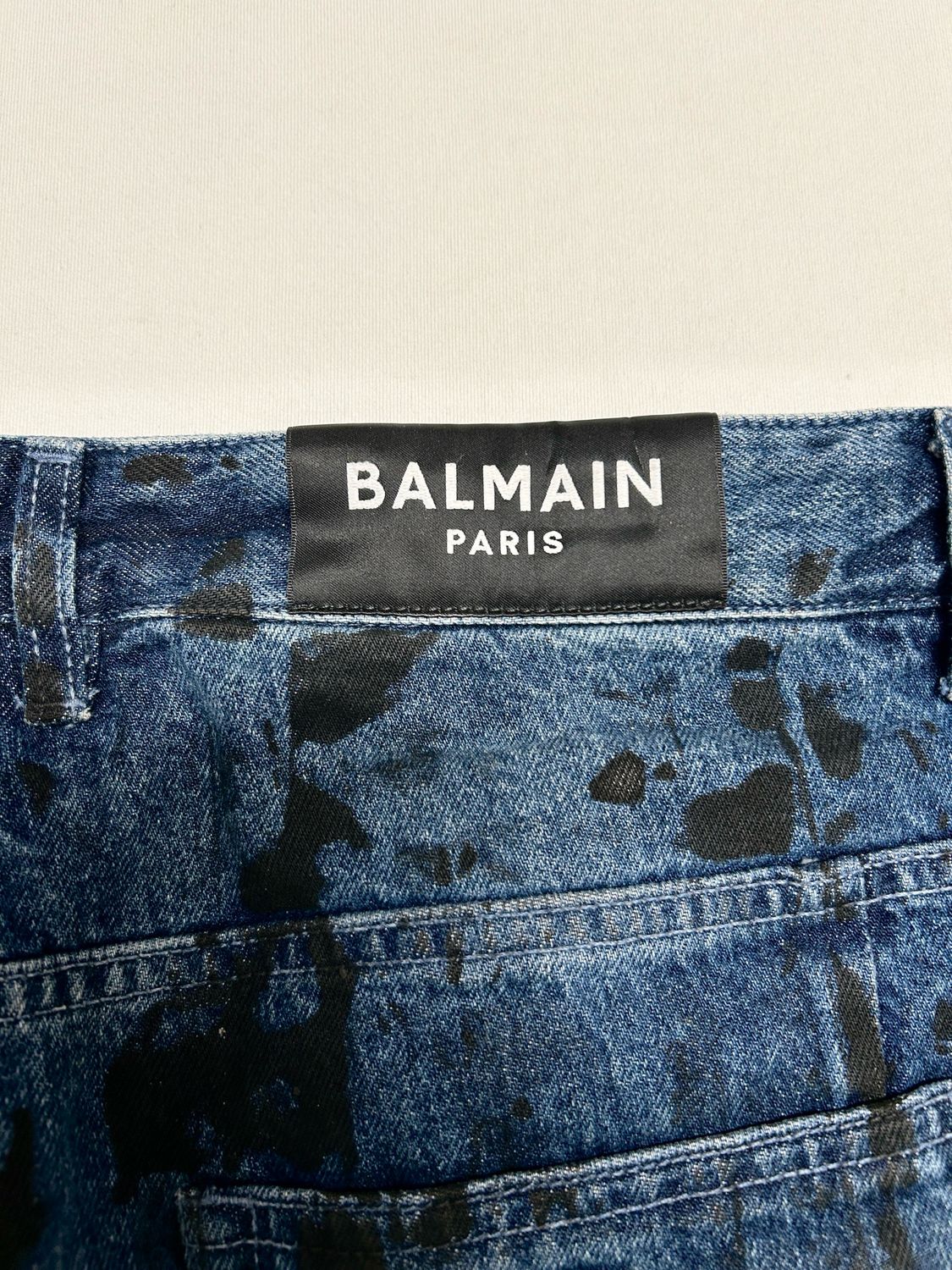 Balmain by Olivier Rousteing FW2018 Paneled Front Zip Denim 