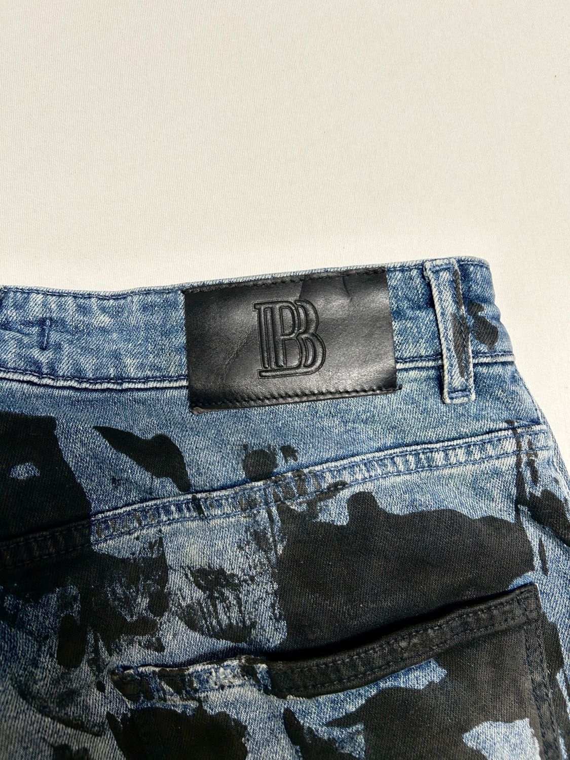 Balmain by Olivier Rousteing 2010s Biker Denim