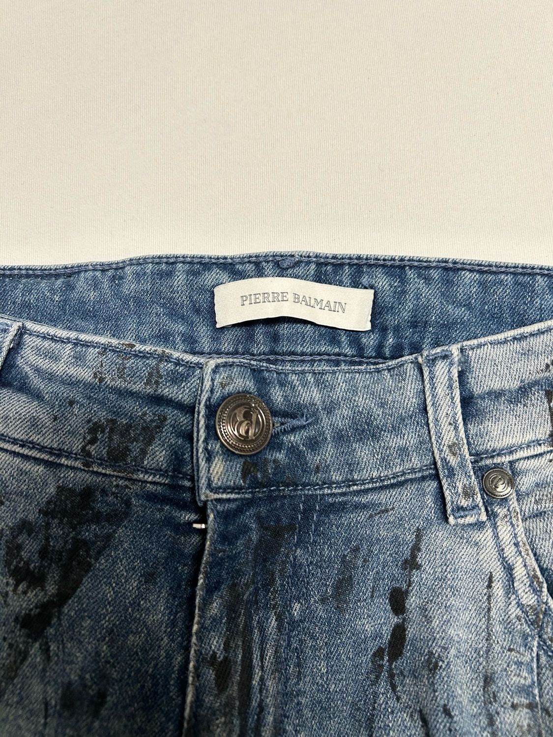 Balmain by Olivier Rousteing 2010s Biker Denim