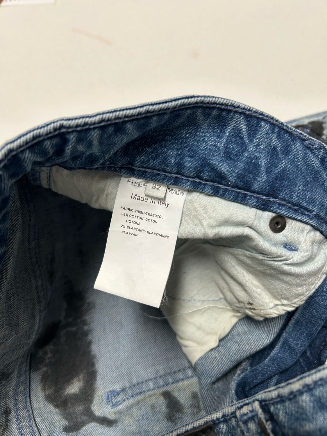 Balmain by Olivier Rousteing 2010s Biker Denim