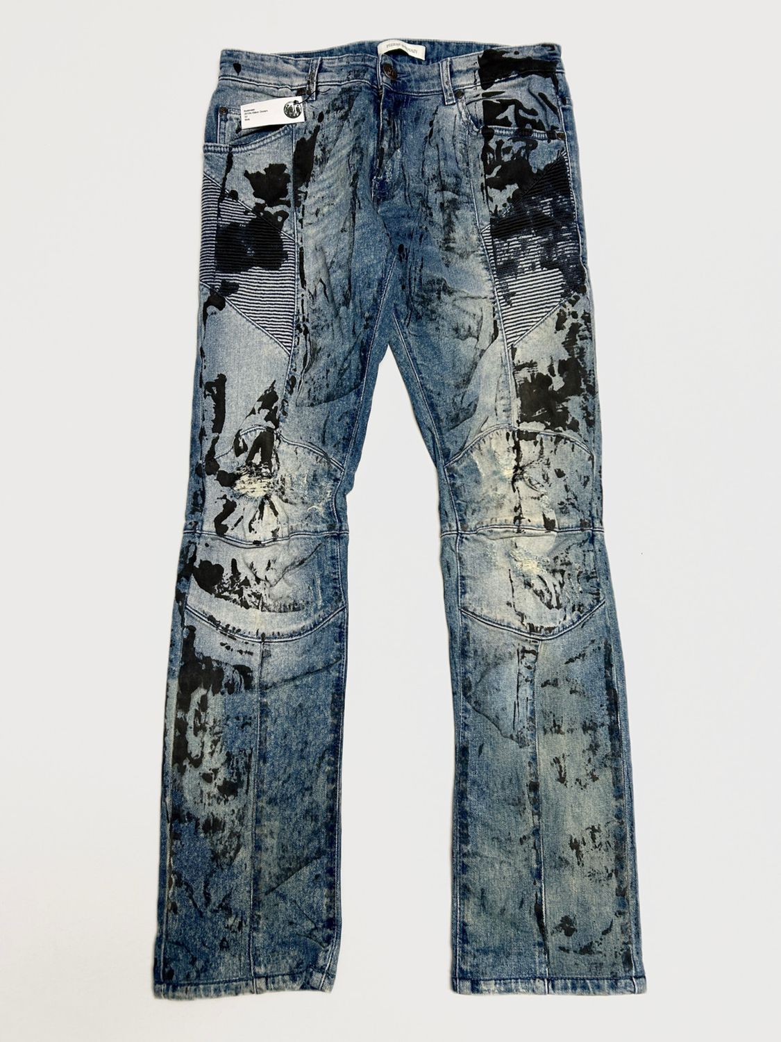 Balmain by Olivier Rousteing 2010s Biker Denim