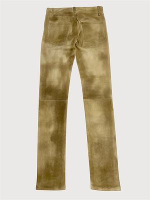 Ann Demeulemeester  FW2015 1/1 sample calf leather "Jackson Ecru" Pants 