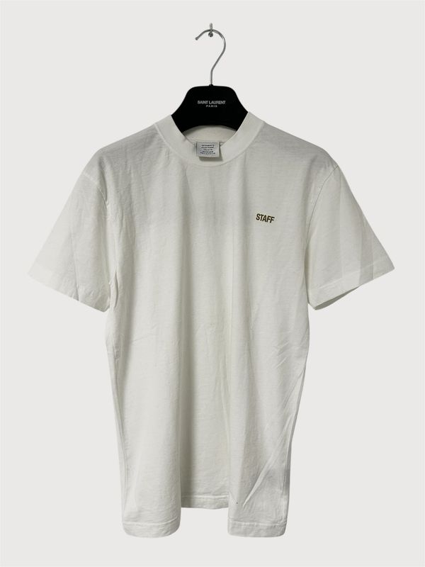 Vetements by Demna Gvasalia FW2018 Staff Logo Tee