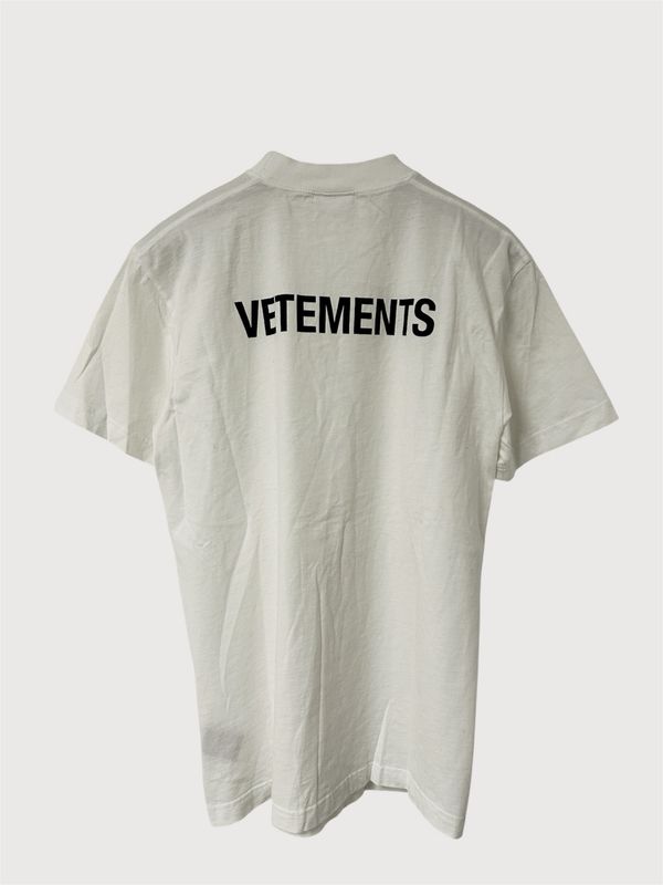 Vetements by Demna Gvasalia FW2018 Staff Logo Tee
