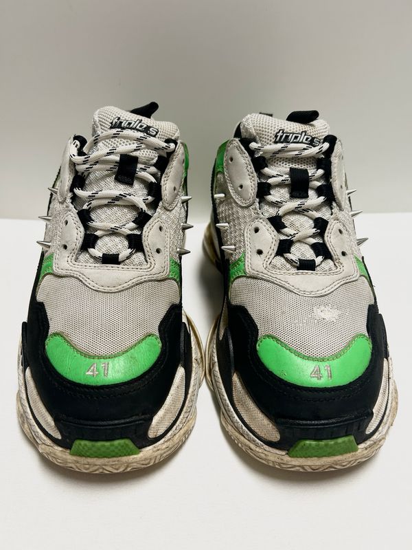 Balenciaga by Demna Gvasalia Triple S Spiked Sneakers