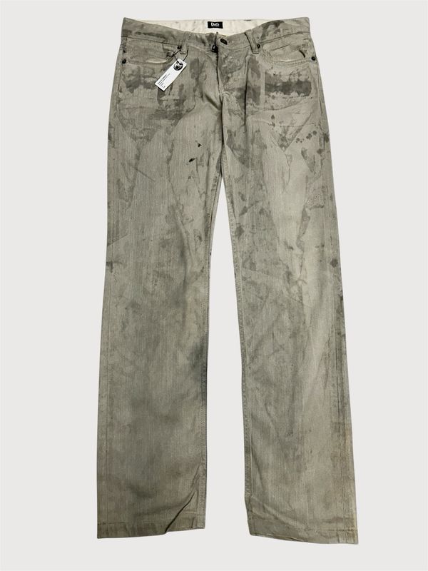 Dolce &amp; Gabbana 2000s Audacious Grey Denim