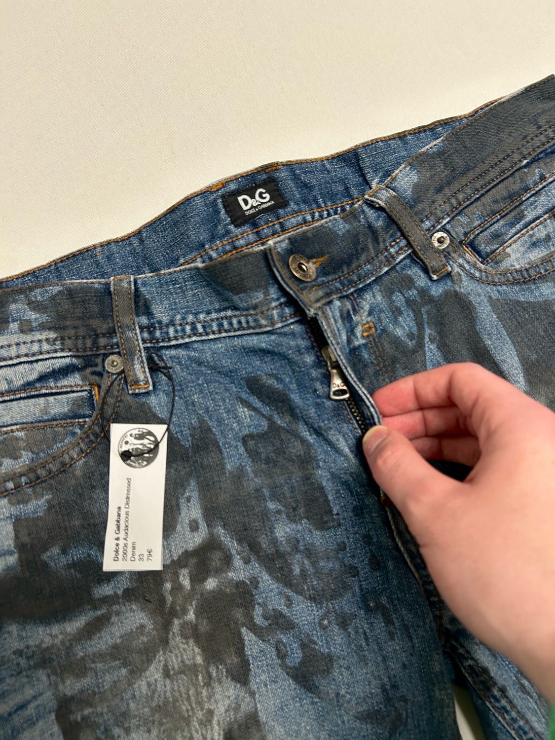 Dolce &amp; Gabbana  2000s Audacious Distressed Denim