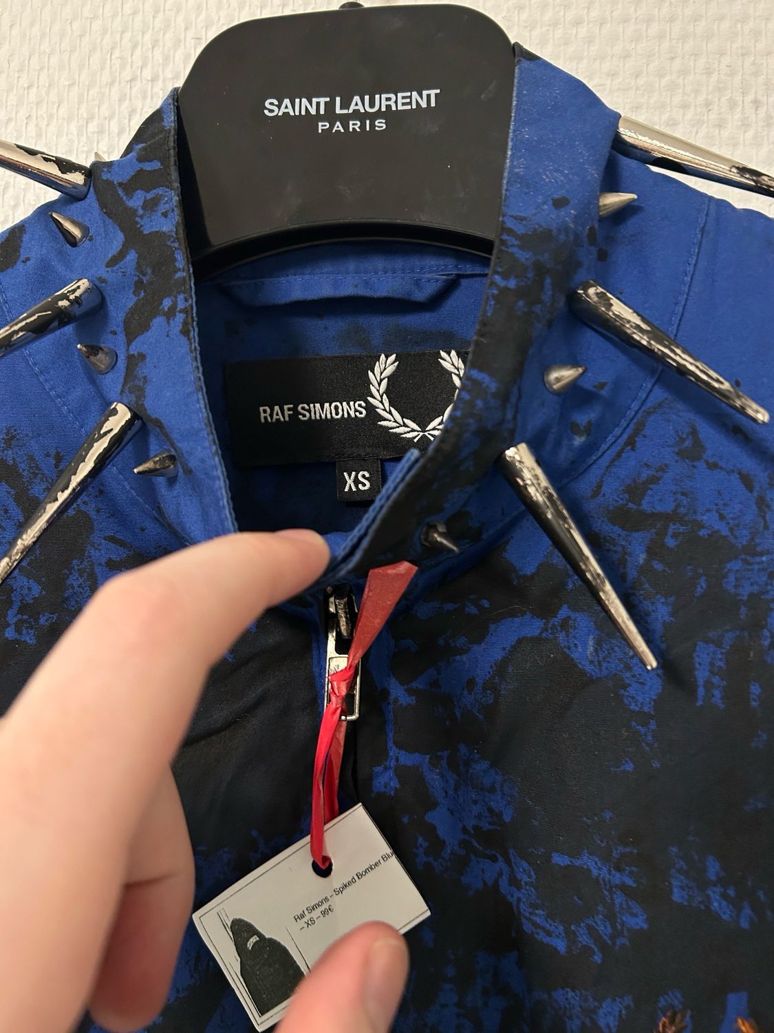 Raf Simons  2013 Spiked Bomber Jacket