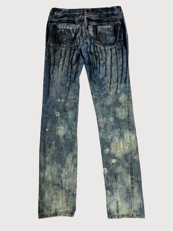 Jean Paul Gaultier  2000s Studded Distressed Denim 
