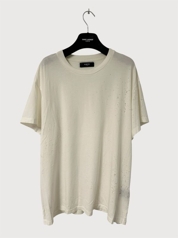 Amiri by Mike Amiri  2018 Shotgun Distressed T-Shirt