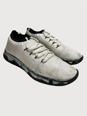 Maison Martin Margiela by John Galliano 2017 Cracked Leather Low Sneaker