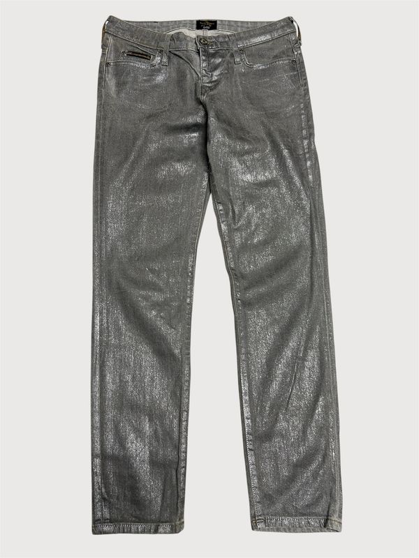 Vivienne Westwood 2011 Metallic Coated Waxed Denim