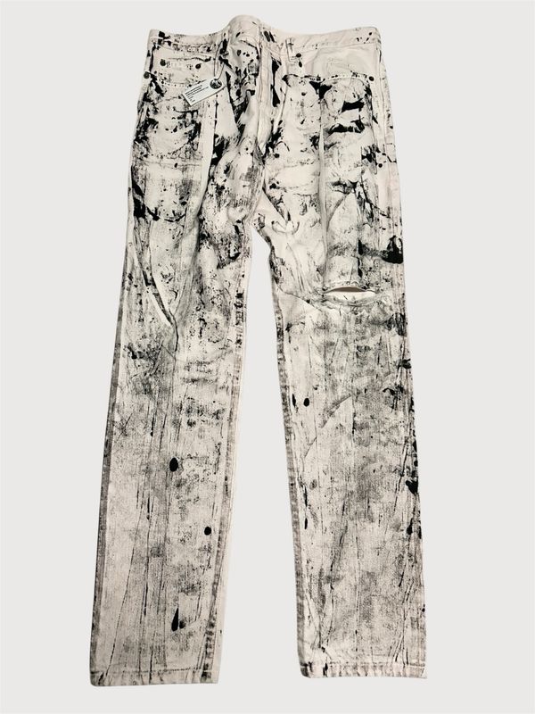 Saint Laurent Paris by Anthony Vaccarello 2017 D01 Pink Embroidered Logo Denim