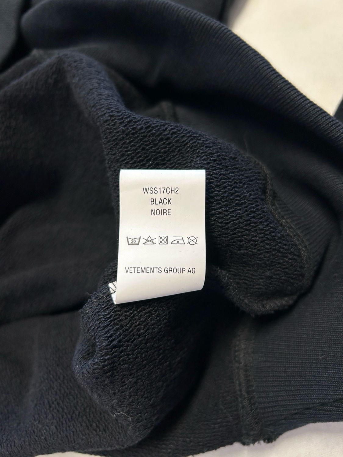 Vetements by Demna Gvasalia SS2017 Work In Progress Deconstructed Crewneck